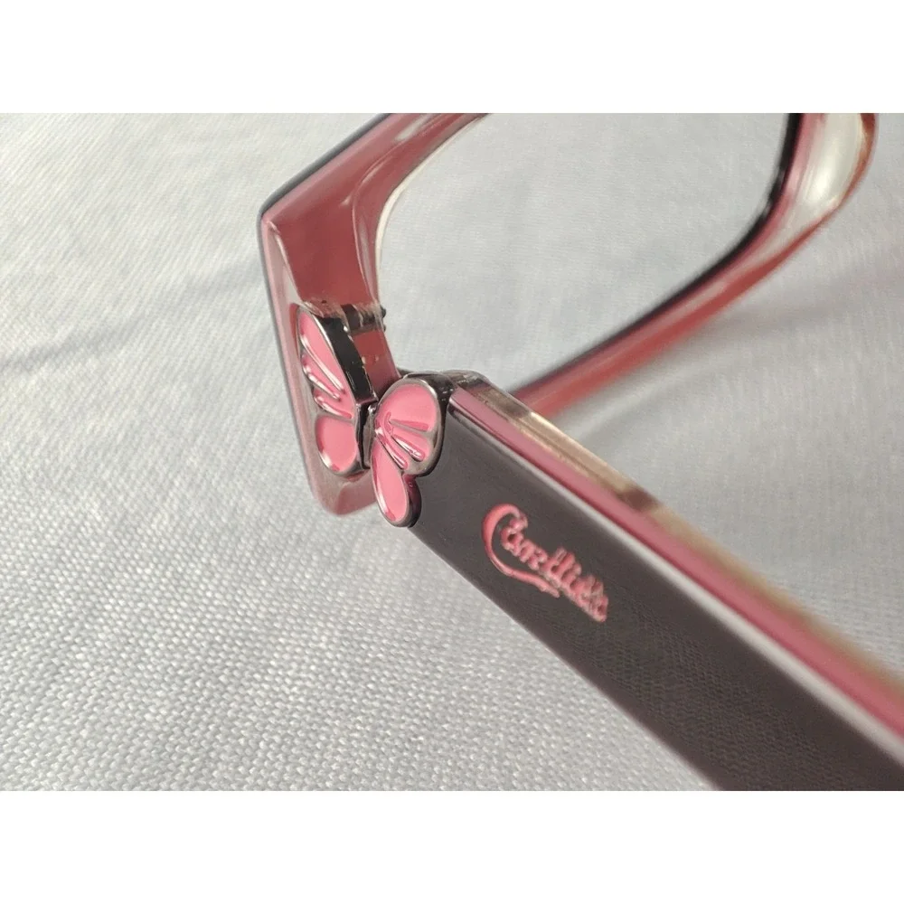 Candie's C HANNAH BUPK Burgundy Pink Butterfly‎ Eyeglass Frames 46-15-130 Petite